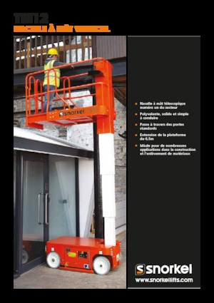 Piattaforme aeree verticali Snorkel TM12