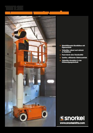 Piattaforme aeree verticali Snorkel TM12E