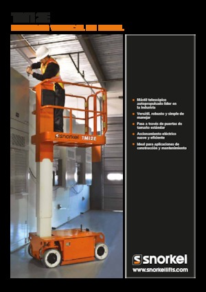 Piattaforme aeree verticali Snorkel TM12E