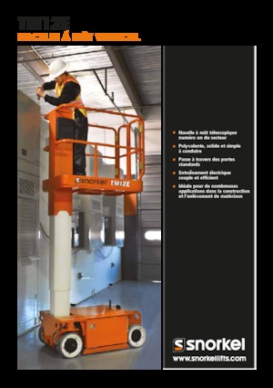 Piattaforme aeree verticali Snorkel TM12E