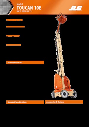 Piattaforme aeree verticali JLG-Toucan Toucan 10 E