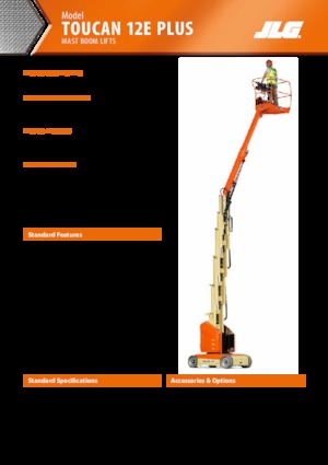 Piattaforme aeree verticali JLG-Toucan Toucan 12E Plus
