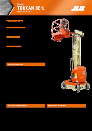 Piattaforme aeree verticali JLG-Toucan Toucan 8E-L