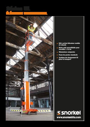 Piattaforme aeree verticali Snorkel UL32