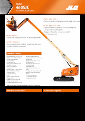 Piattaforme aeree telescopiche cingolate JLG 460SJC