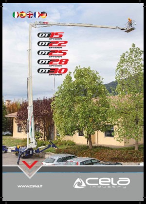 Piattaforme aeree articolate cingolate CELA DT25 Spyder