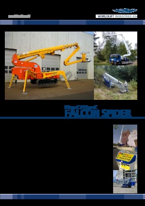 Piattaforme aeree telescopiche cingolate Falcon Lifts FS 320 C 