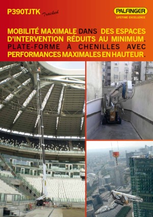 Piattaforme aeree telescopiche cingolate Palfinger P 390 TJTK