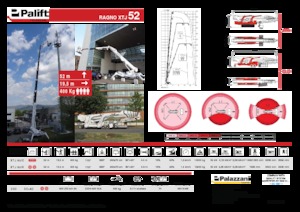 Piattaforme aeree telescopiche cingolate Palazzani XTJ 52+ C