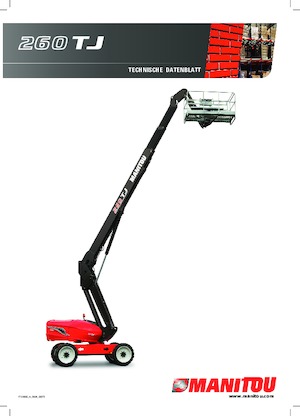 Piattaforme aeree telescopiche gommate Manitou 260 TJ-X