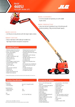 Piattaforme aeree telescopiche gommate JLG 460SJ