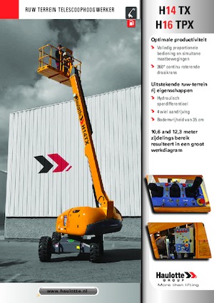 Piattaforme aeree telescopiche gommate Haulotte H16 TPX