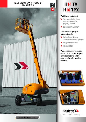 Piattaforme aeree telescopiche gommate Haulotte H16 TPX