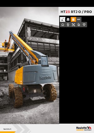 Piattaforme aeree telescopiche gommate Haulotte HT23 RTJ PRO