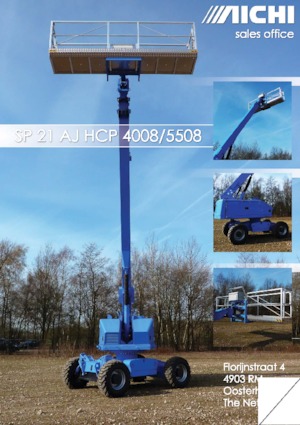 Piattaforme aeree telescopiche gommate Aichi SP21AJHCP 5508