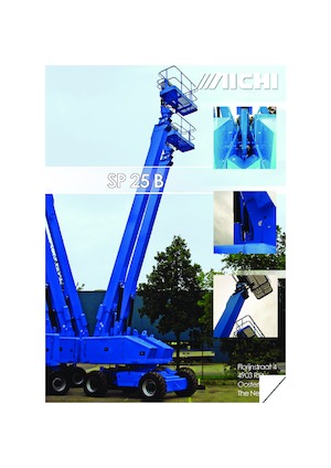 Piattaforme aeree telescopiche gommate Aichi SP25B