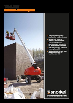 Piattaforme aeree telescopiche gommate Snorkel T46JRT