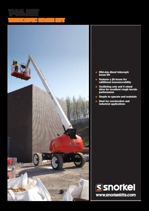 Piattaforme aeree telescopiche gommate Snorkel T46JRT