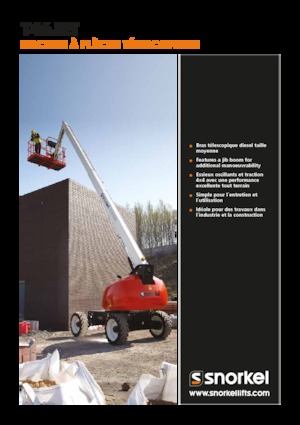 Piattaforme aeree telescopiche gommate Snorkel T46JRT