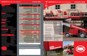 Piattaforme aeree telescopiche gommate MEC TITAN BOOM 40-S