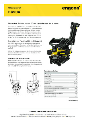 Rotatori oscillanti engcon EC204