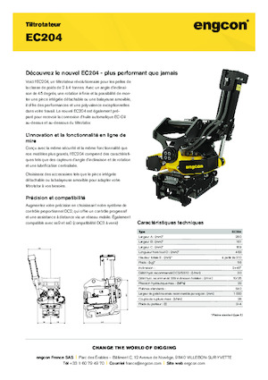 Rotatori oscillanti engcon EC204