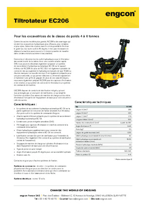 Rotatori oscillanti engcon EC206