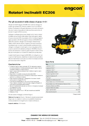 Rotatori oscillanti engcon EC206