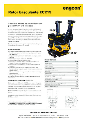 Rotatori oscillanti engcon EC219