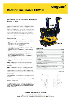 Rotatori oscillanti engcon EC219