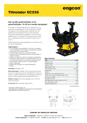 Rotatori oscillanti engcon EC226