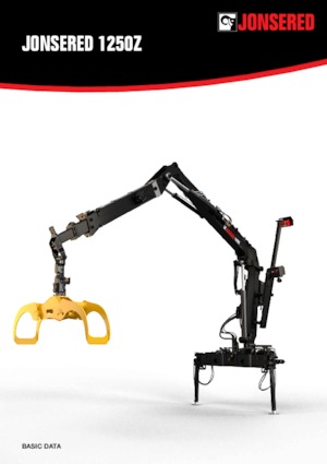 Gru per autocarro per legname Jonsered 1250 Z 93 