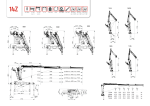Gru per autocarro per legname PENZ 14 Z 8.65