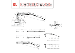 Gru per autocarro per legname PENZ 17 L 8.2