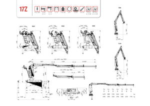 Gru per autocarro per legname PENZ 17 Z 9.50