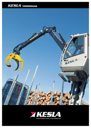 Gru per autocarro per legname Kesla 2010 T