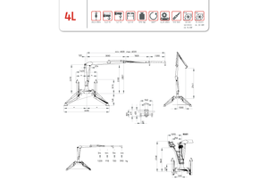 Gru per autocarro per legname PENZ 4 L 6.00