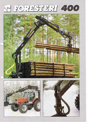 Gru per autocarro per legname Foresteri 400-2