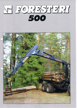 Gru per autocarro per legname Foresteri 500-1