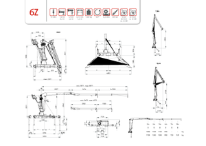 Gru per autocarro per legname PENZ 6 Z 7.00