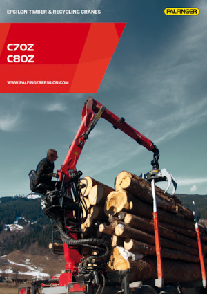 Gru per autocarro per legname Epsilon C 80 Z 73