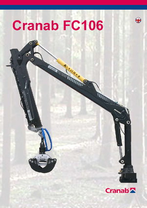 Gru per autocarro per legname Cranab FC 106 Combi