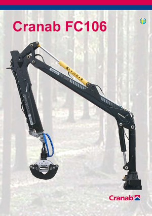 Gru per autocarro per legname Cranab FC 106 Combi