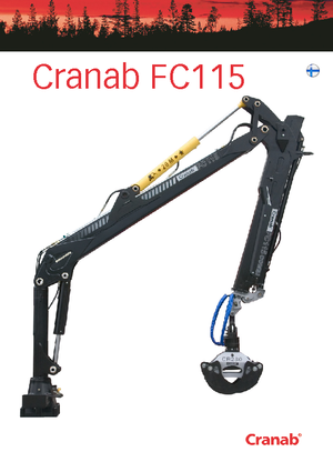 Gru per autocarro per legname Cranab FC 115 Combi