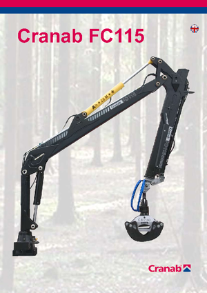 Gru per autocarro per legname Cranab FC 115 Combi