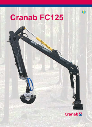 Gru per autocarro per legname Cranab FC 125 Combi