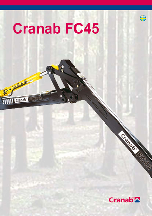 Gru per autocarro per legname Cranab FC 45 Tele
