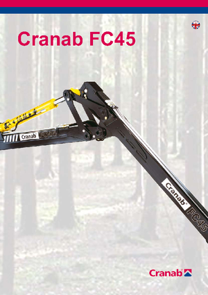 Gru per autocarro per legname Cranab FC 45 DT