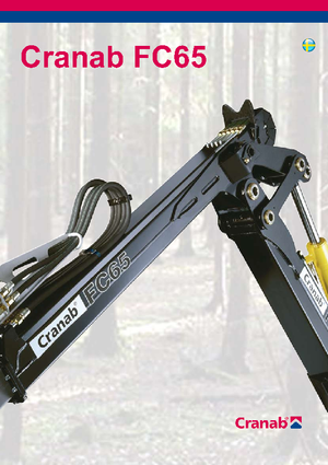 Gru per autocarro per legname Cranab FC 65 Tele
