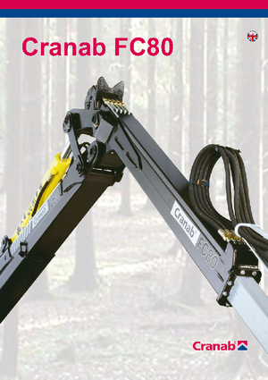 Gru per autocarro per legname Cranab FC 80 Combi